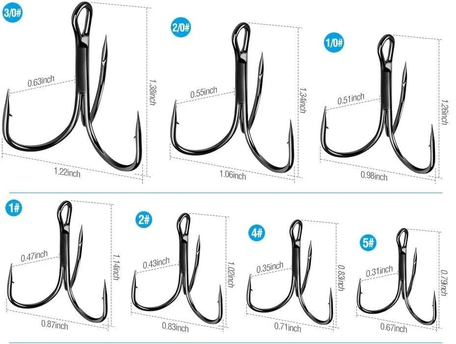 Ice Fishing Pike Leader & Hooks (Pack of 2)
