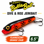 6.5" Bobbie Baits Dive & Rise Jerkbait