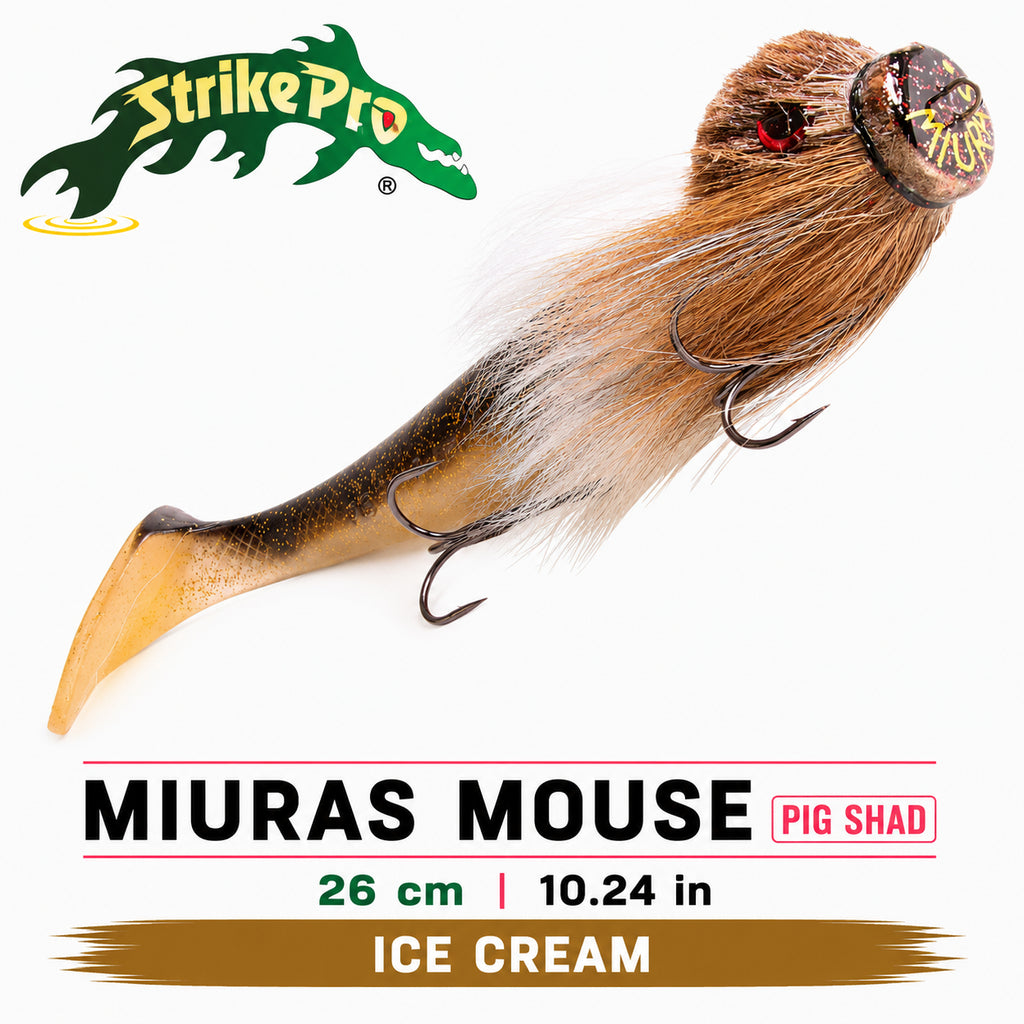 Strike Pro Miuras Mouse Pig Shad 26 cm (10.2")
