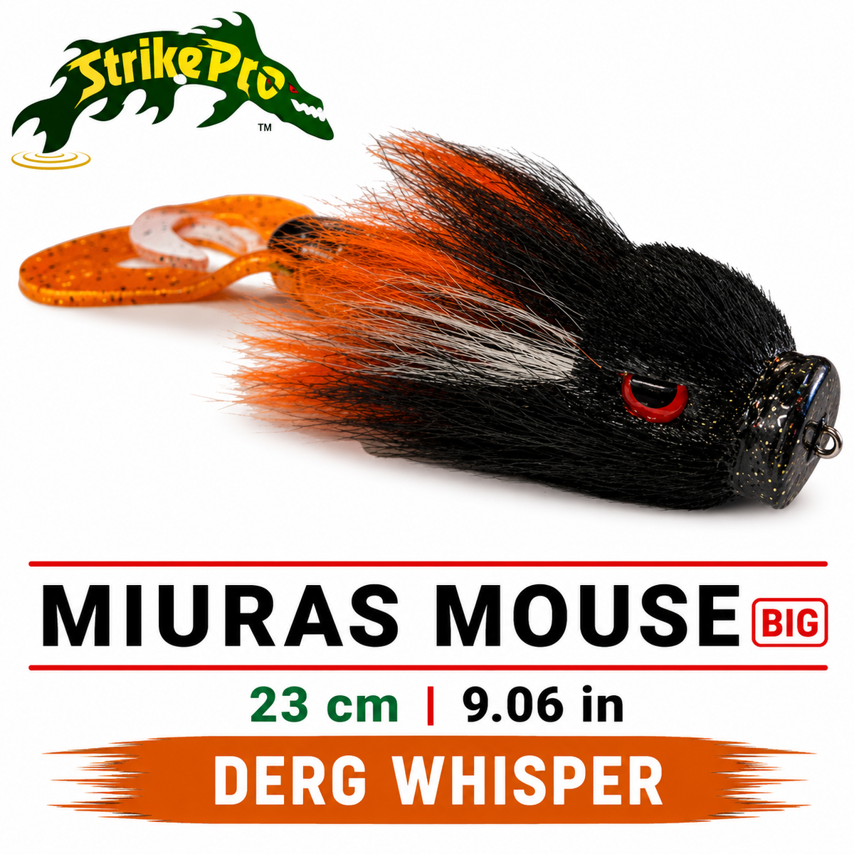 Strike Pro Miuras Mouse Big 23 cm (9")
