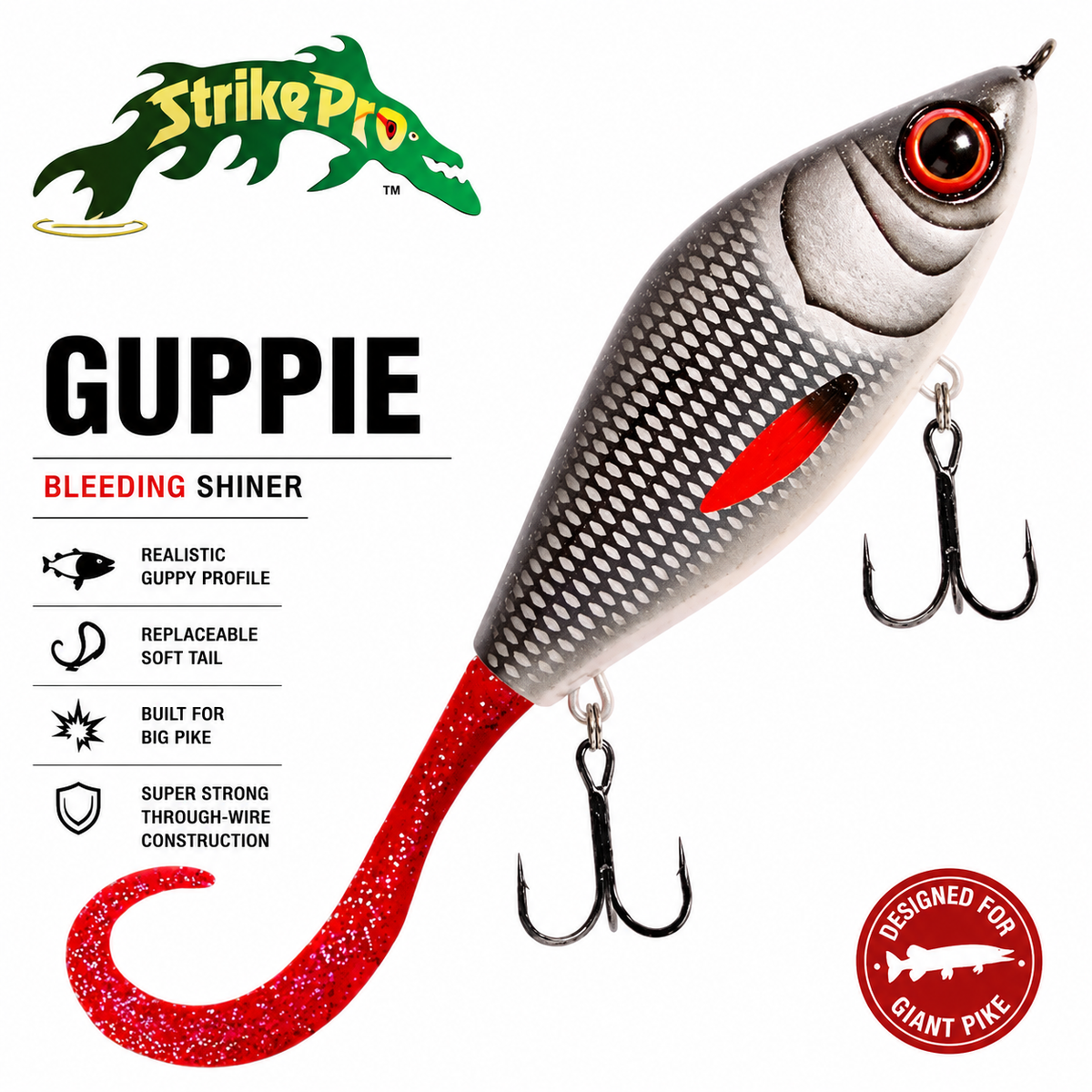 Strike Pro Guppie Glidebait