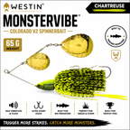 Westin MonsterVibe Colorado V2 2.25oz Spinnerbait
