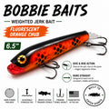 6.5" Bobbie Baits Weighted JerkBait