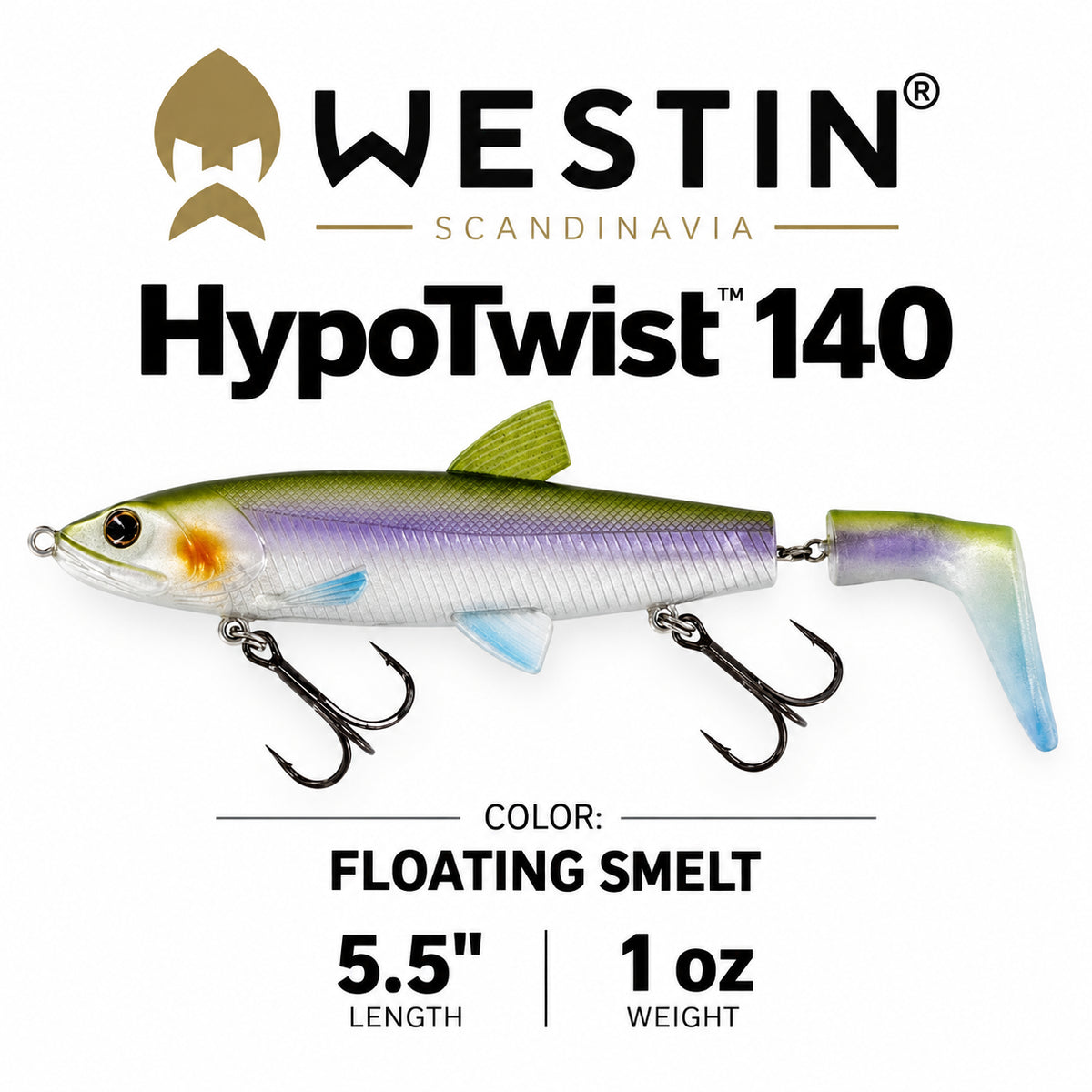 Westin HypoTwist Pike Topwater