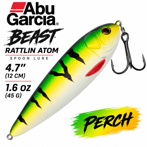 Abu Garcia Beast Rattlin Atom Spoon Lure