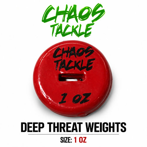 CHAOS TACKLE DEEP THREAT WEIGHTS 2PK - 1oz