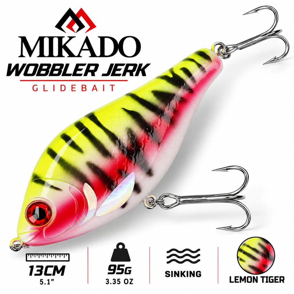 Mikado Wobbler Jerk Glidebait 5.1"