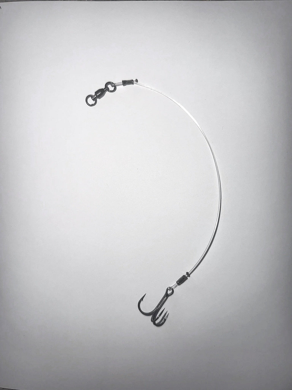 Ice Fishing Pike Leader & Hooks (Pack of 2)