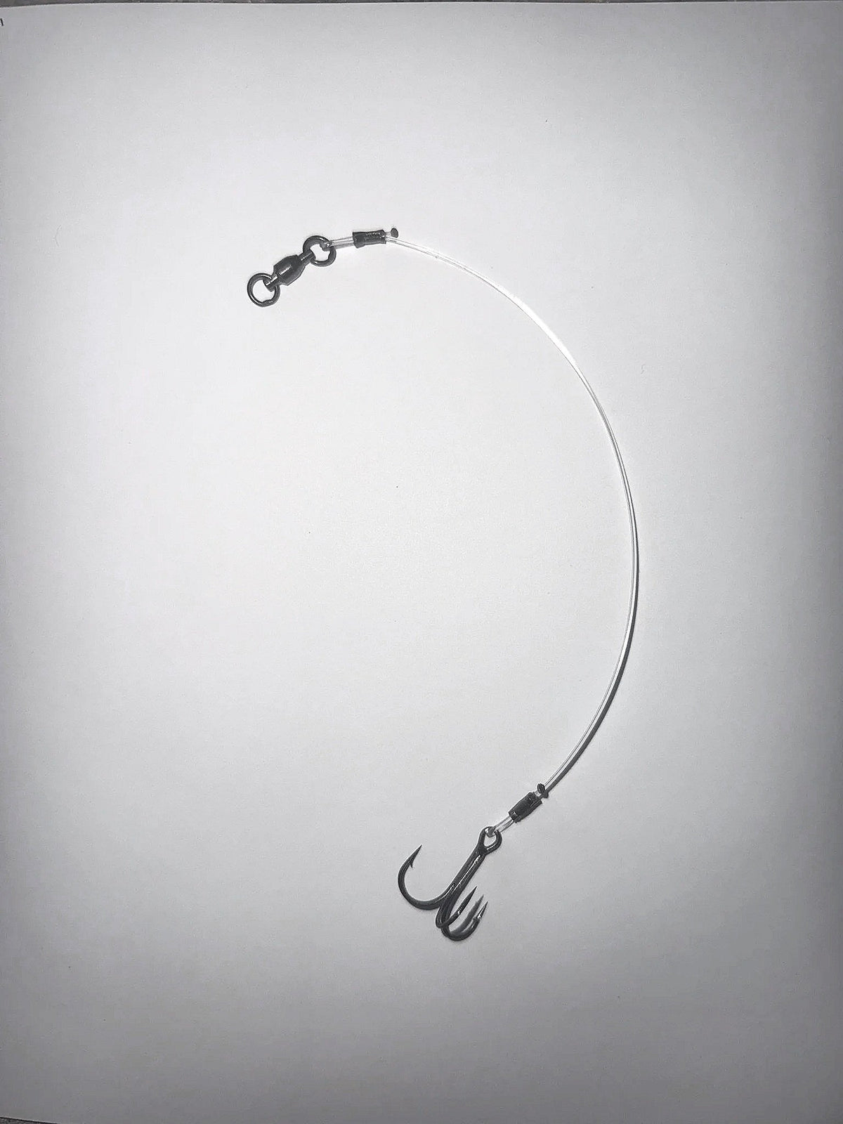 Ice Fishing Pike Leader & Hooks (Pack of 2)