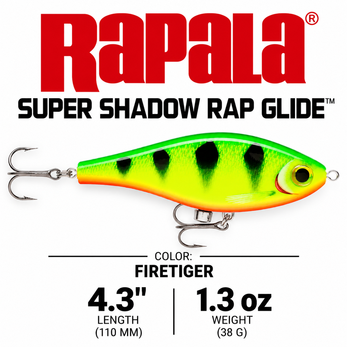 Rapala Super Shadow Rap Jerk Glide 1pc