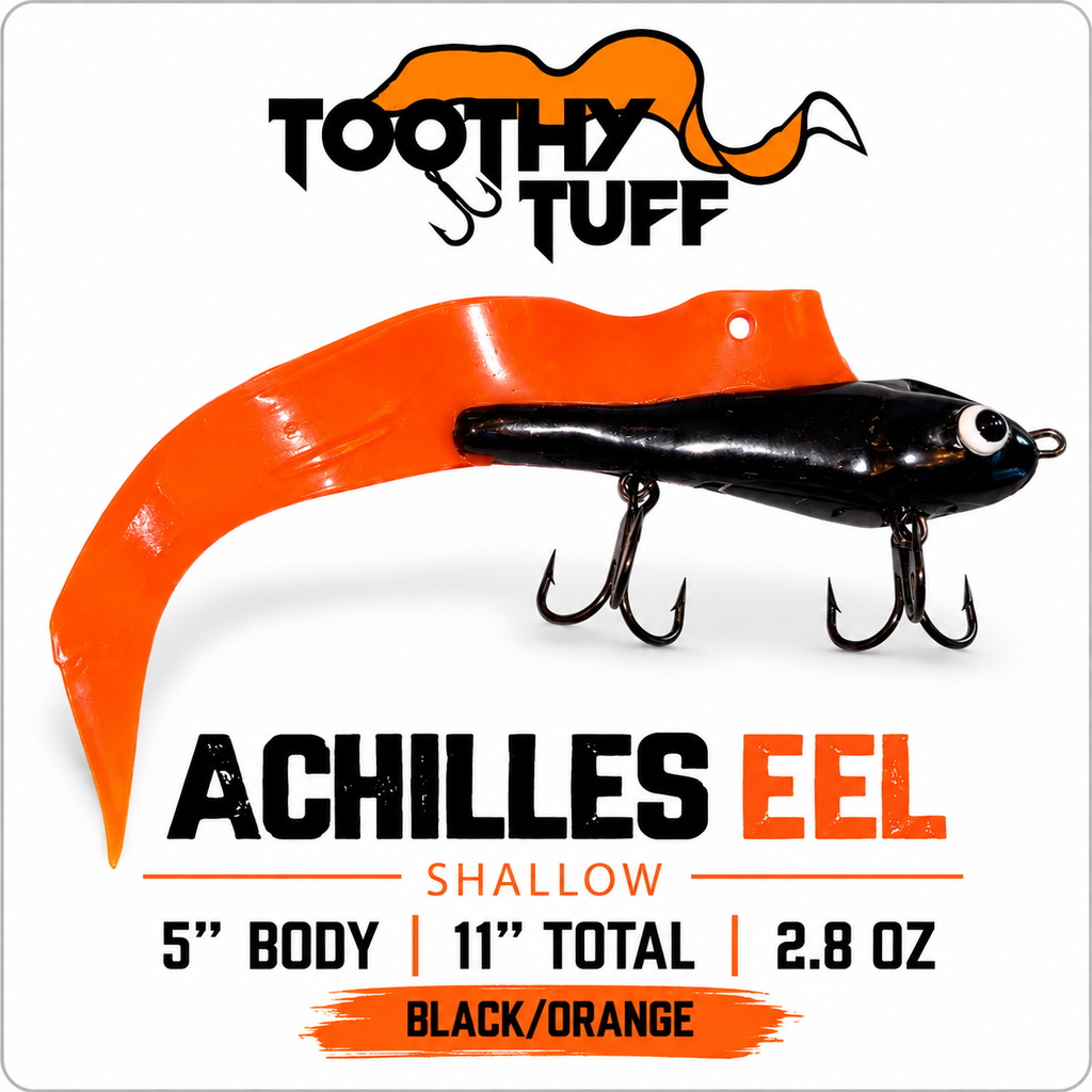Toothy Tuff Achilles Eel - 5" Shallow