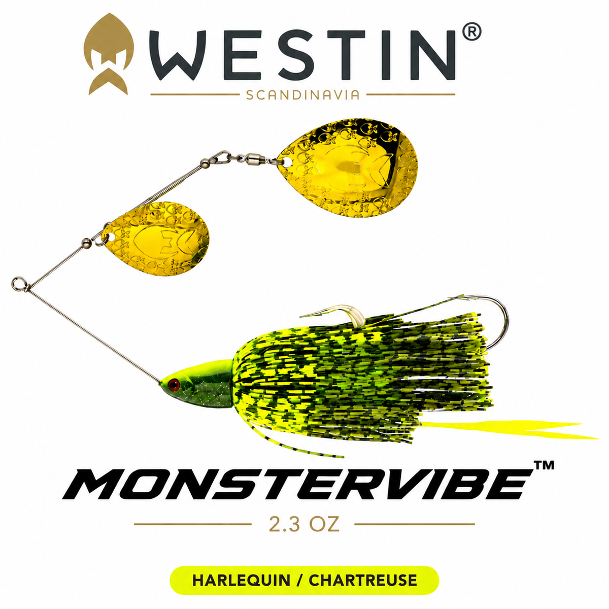 Westin MonsterVibe Colorado V2 2.25oz Spinnerbait