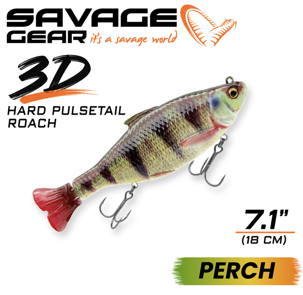 Savage Gear 3D Hard Pulsetail Roach 7.1"