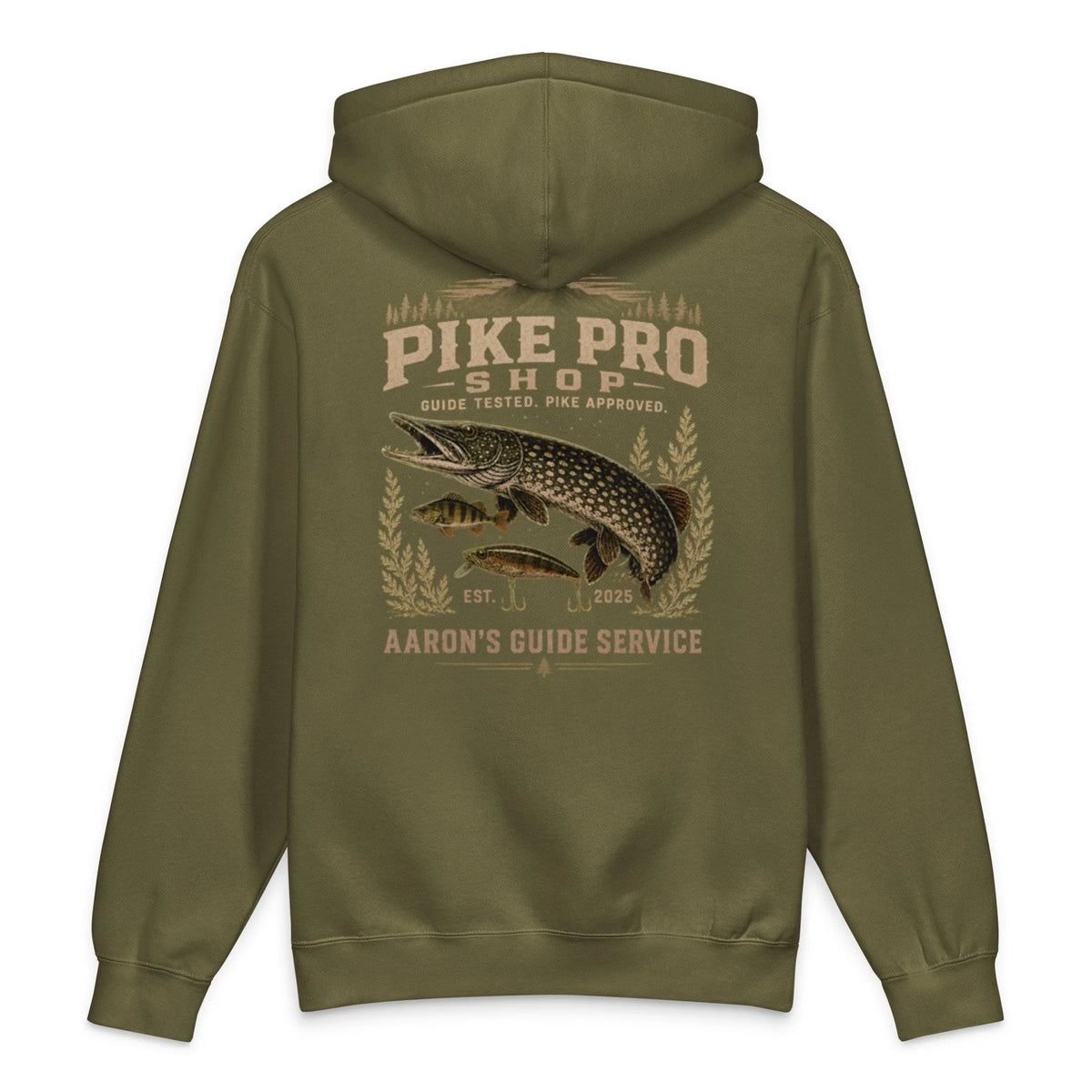Pike Pro Shop Heavyweight Fishing Hoodie