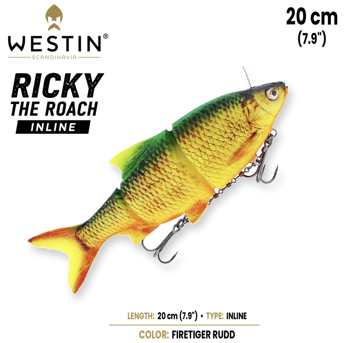Westin Ricky The Roach Inline Swimbait